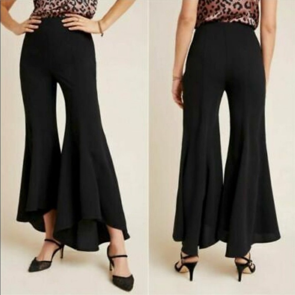 Anthropologie Zinnia Flare Trousers